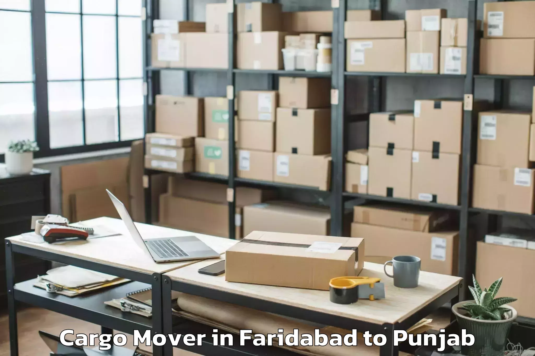 Book Your Faridabad to Laungowal Cargo Mover Today